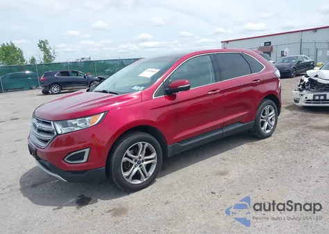 2016 Ford Edge Titanium z USA, uszkodzony, nr VIN 2FMPK4K93GBB61491